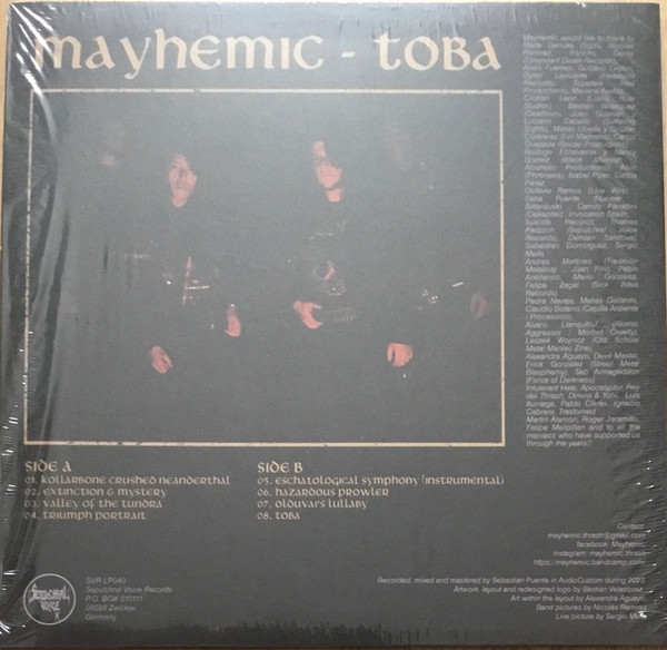 Mayhemic - Toba | Sepulchral Voice Records (SVR LP040) - 3 Mayhemic - Toba | Sepulchral Voice Records (SVR LP040) - 3