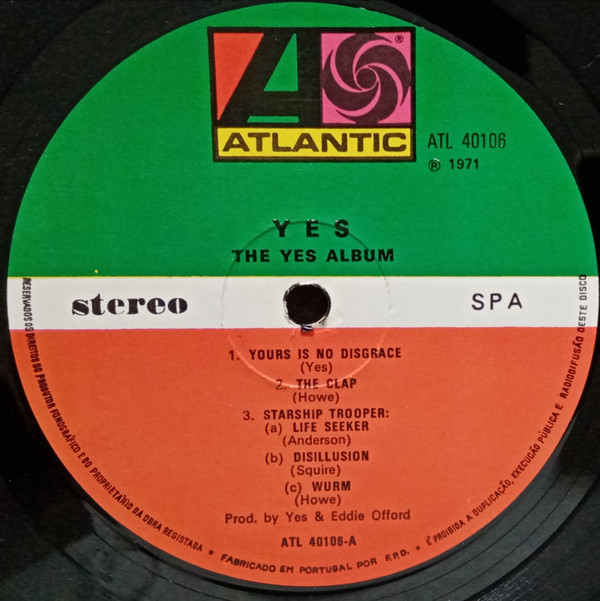 Yes - The Yes Album | Atlantic (ATL 40106) - 4