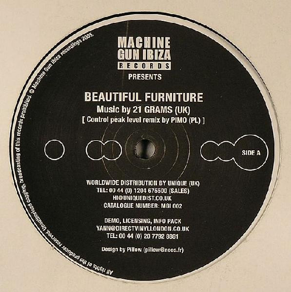 21 Grams & Pimo - Beautiful Furniture / Supamusic | Machine Gun Ibiza (MGI 002) - main 21 Grams & Pimo - Beautiful Furniture / Supamusic | Machine Gun Ibiza (MGI 002) - main