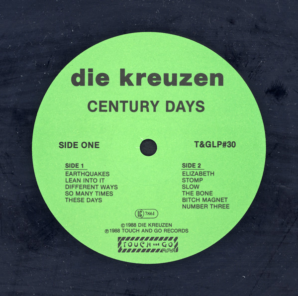 Die Kreuzen - Century Days | Touch And Go (T&GLP#30) - 4