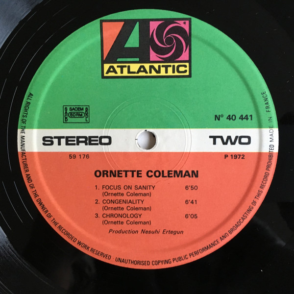 Ornette Coleman - The Shape Of Jazz To Come | Atlantic (40 441) - 4 Ornette Coleman - The Shape Of Jazz To Come | Atlantic (40 441) - 4