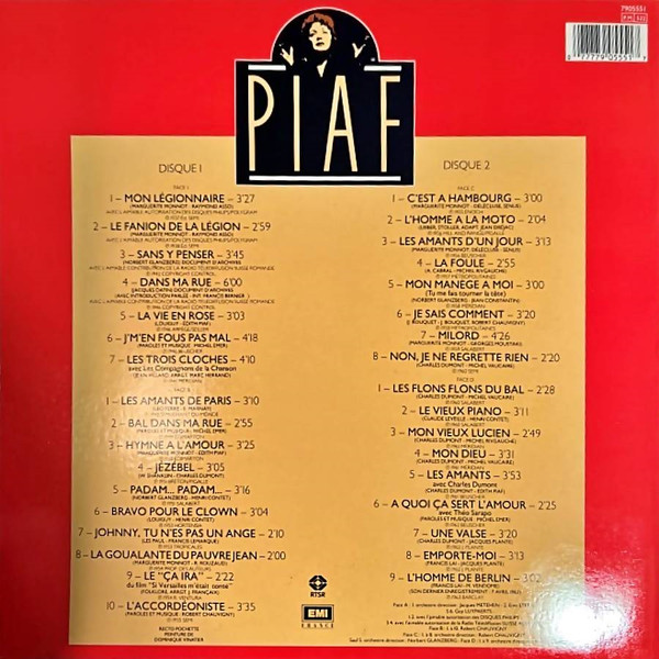 Edith Piaf - 25e Anniversaire | EMI France (7905551) - 2