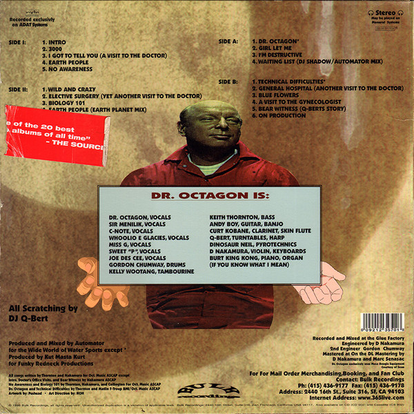 Dr. Octagon - Dr. Octagon | Bulk Recordings (none) - 2 Dr. Octagon - Dr. Octagon | Bulk Recordings (none) - 2