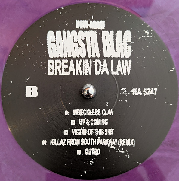 Gangsta Blac - Breakin Da Law | Now-Again Records (NA 5247) - 4 Gangsta Blac - Breakin Da Law | Now-Again Records (NA 5247) - 4