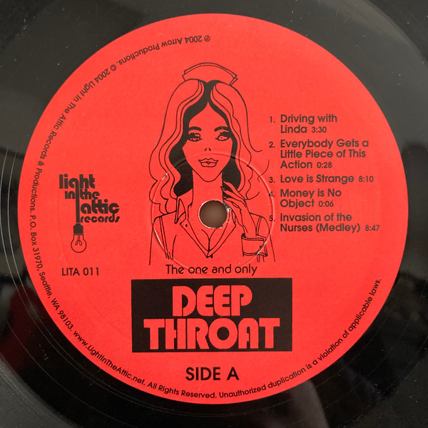 Unknown Artist - Deep Throat | Light In The Attic (LITA 011) - 4