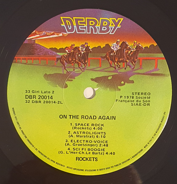 Rockets - On The Road Again | Derby (DBR 20014) - 4
