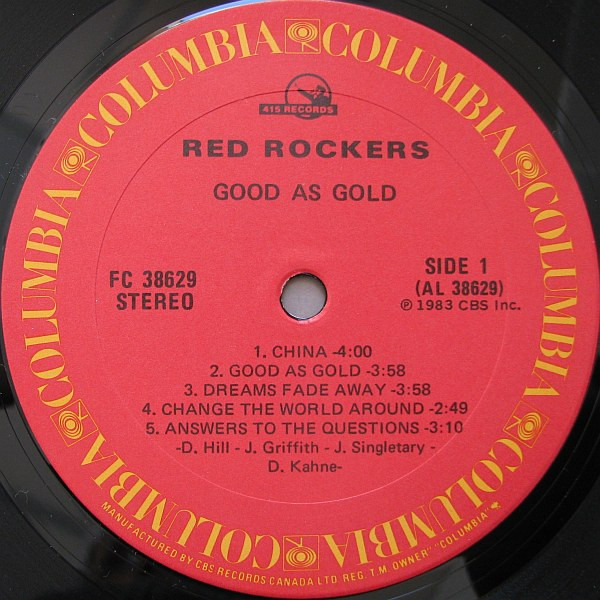 Red Rockers - Good As Gold [Vinyl] | Columbia (FC 38629) - 3