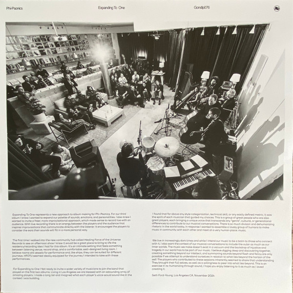 Phi-Psonics - Expanding To One | Gondwana Records (GONDLP076) - 3