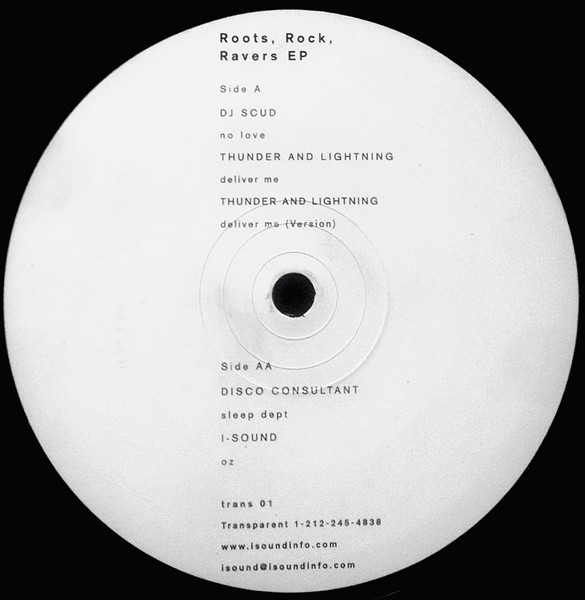 Various - Roots, Rock, Ravers EP | Transparent (TRANS 01)