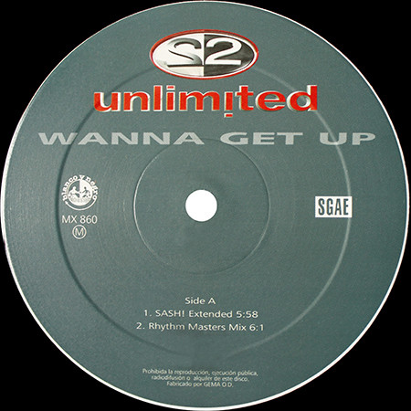 2 Unlimited - Wanna Get Up | Blanco Y Negro (MX 860) - 3 2 Unlimited - Wanna Get Up | Blanco Y Negro (MX 860) - 3