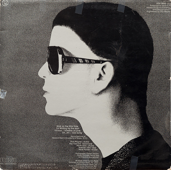 Lou Reed - Lou Reed Live | RCA Victor (APL1-0959) - 2