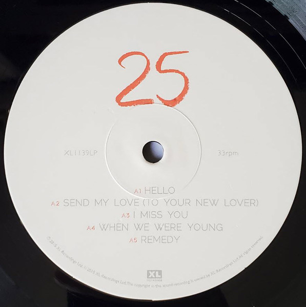 Adele - 25 | XL Recordings (XL1139LP) - 3 Adele - 25 | XL Recordings (XL1139LP) - 3
