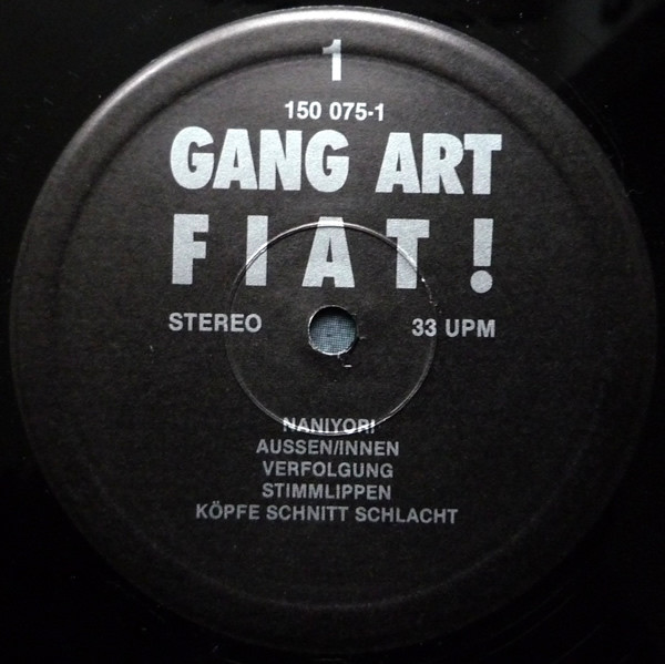 Gang Art - Fiat! | Not On Label (150 075) - 2 Gang Art - Fiat! | Not On Label (150 075) - 2