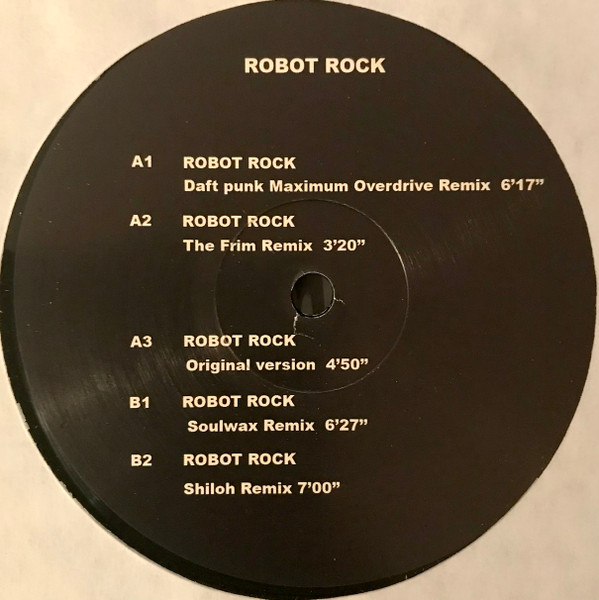 Daft Punk - Robot Rock - Vol 9 | Cybernetic (CYB020) - 3