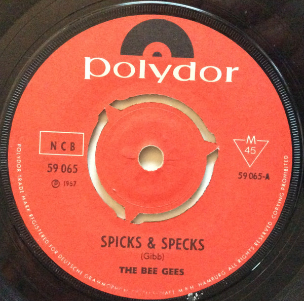 Bee Gees - Spicks & Specks | Polydor (59065) - 3