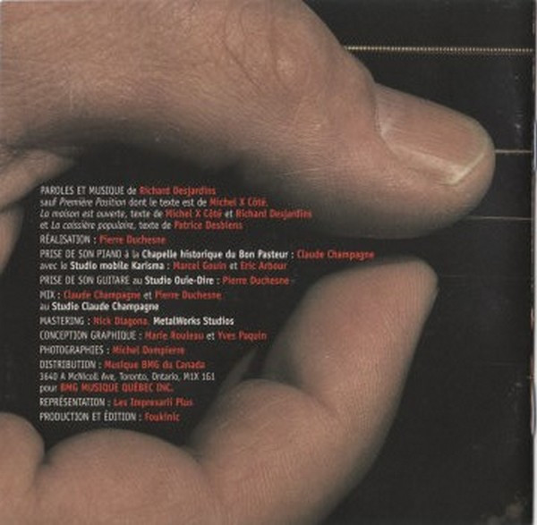 Richard Desjardins - Boom Boom [CD] | Foukinic (FOU-BB-1) - 2