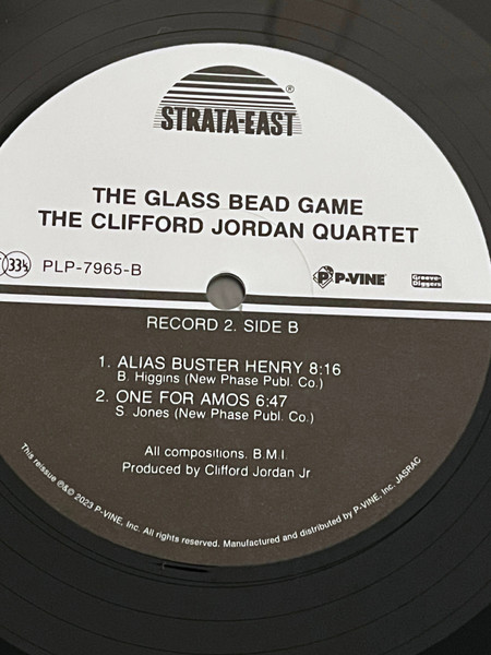 Clifford Jordan Quartet - Glass Bead Games | Strata-East (PLP-7964/5) - 3 Clifford Jordan Quartet - Glass Bead Games | Strata-East (PLP-7964/5) - 3