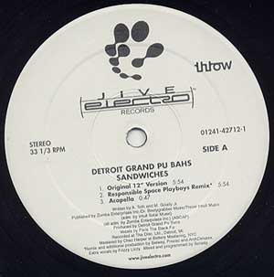 Detroit Grand Pubahs - Sandwiches | Jive Electro (01241-42712-1) - 2