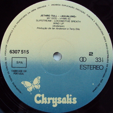 Jethro Tull - Aqualung | Chrysalis (6307 515) - 2