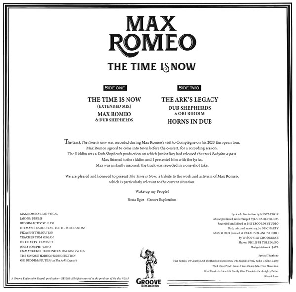 Max Romeo - The Time Is Now | Groove Exploration (GE1202) - 2