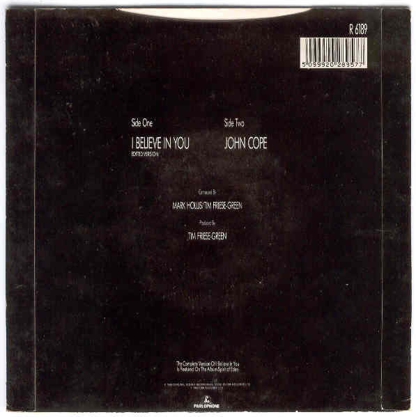 Talk Talk - I Believe In You | Parlophone (R 6189) - 2