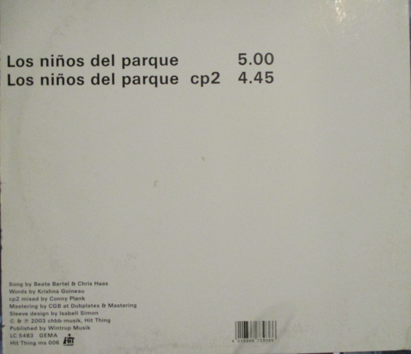 Liaisons Dangereuses - Los Niños Del Parque | Hit Thing (MS 006) - 2