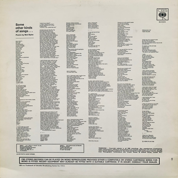 Bob Dylan - Another Side Of Bob Dylan | CBS (SBPG 62429) - 2