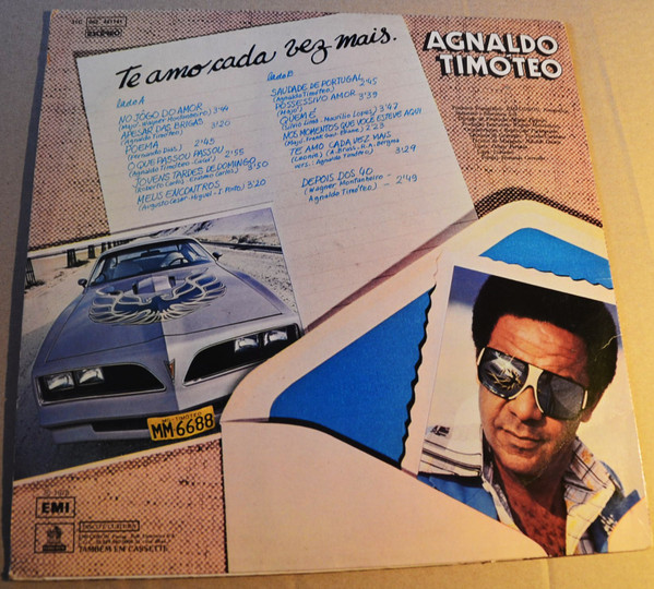 Agnaldo Timóteo - Te Amo Cada Vez Mais | EMI (31C 062 421141)