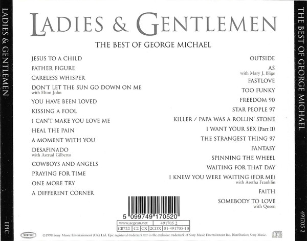 George Michael - Ladies & Gentlemen (The Best Of George Michael) | Epic (491705 2) - 2