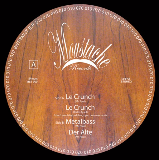Ingmar Pauli - Le Crunch | Moustache Records (MST 009) - main Ingmar Pauli - Le Crunch | Moustache Records (MST 009) - main