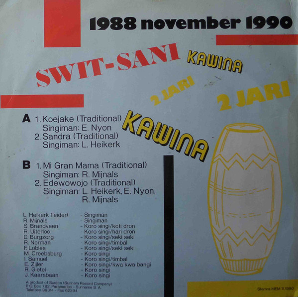 Swit-Sani - 2 Jari | Kwakoe (MEM 11.1990) - 2 Swit-Sani - 2 Jari | Kwakoe (MEM 11.1990) - 2