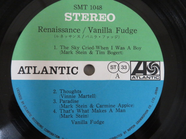 Vanilla Fudge - Renaissance | Atlantic (SMT-1048) - 2