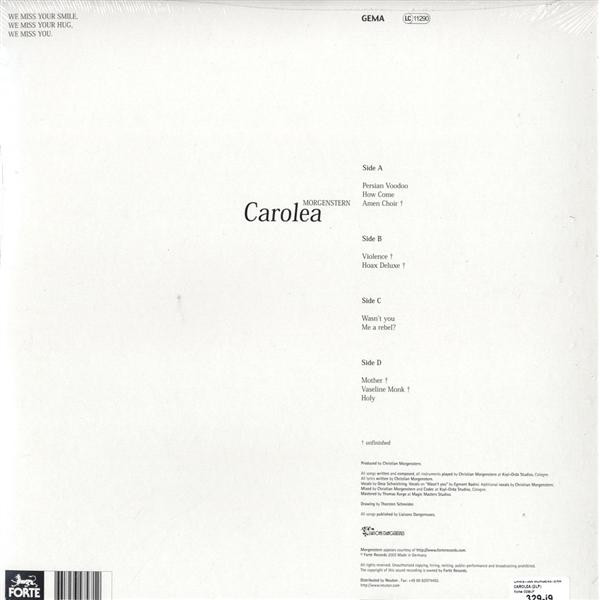 Christian Morgenstern - Carolea | Forte Records (FRT28LP) - 2