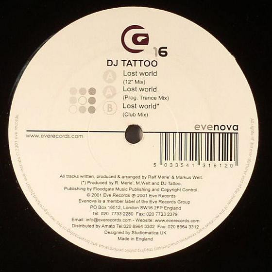 DJ Tattoo - Lost World | Eve Nova (16) - main