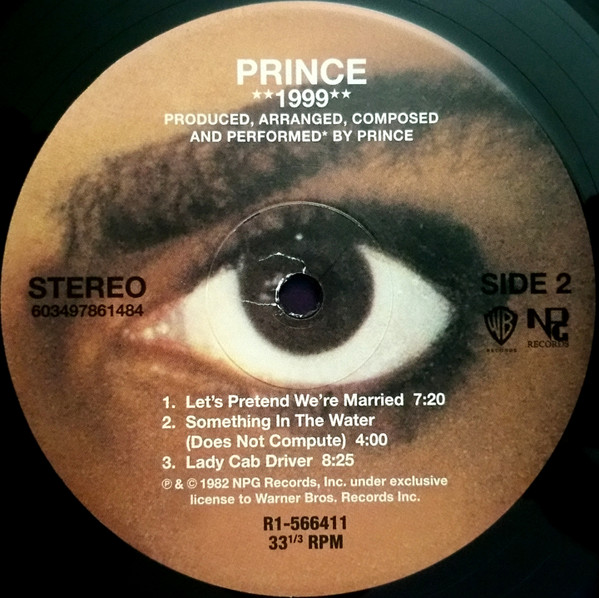 Prince - 1999 | Warner Bros. Records (603497861484) - 4 Prince - 1999 | Warner Bros. Records (603497861484) - 4