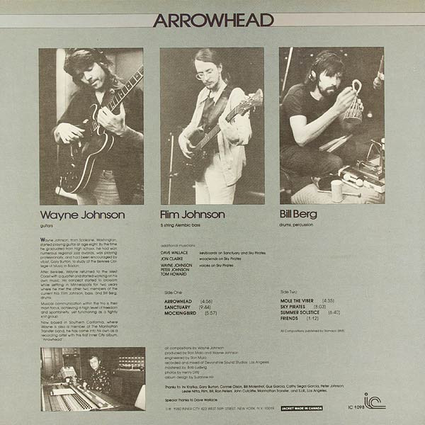 Wayne Johnson Trio - Arrowhead | Inner City Records (IC 1098) - 2 Wayne Johnson Trio - Arrowhead | Inner City Records (IC 1098) - 2