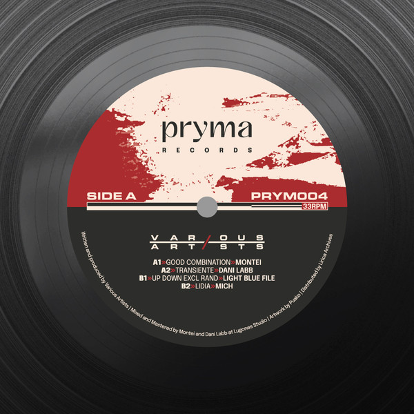 Montei , Light Blue File , Dani Labb , Mich - Various Artists | Pryma Records (PRYM004) - main