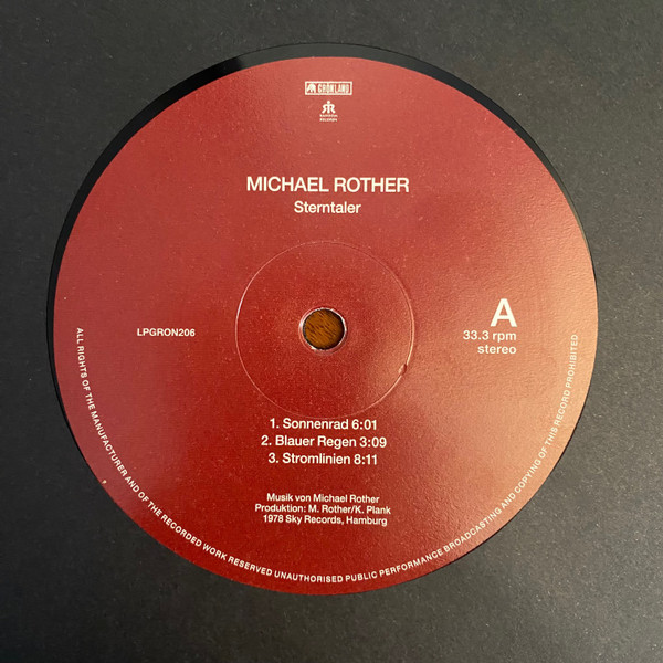 Michael Rother - Sterntaler | Grönland Records (LPGRON206) - 4 Michael Rother - Sterntaler | Grönland Records (LPGRON206) - 4