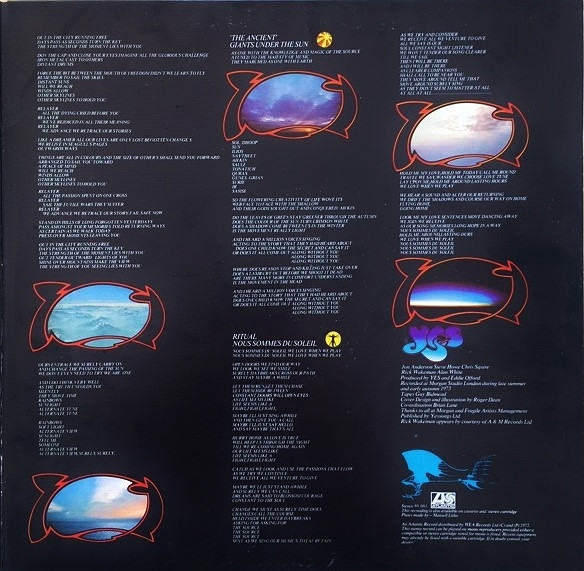 Yes - Tales From Topographic Oceans | Atlantic (80 001) - 2