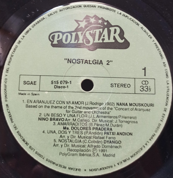 Various - Nostalgia 2 | Polystar (515 078-1) - 3 Various - Nostalgia 2 | Polystar (515 078-1) - 3