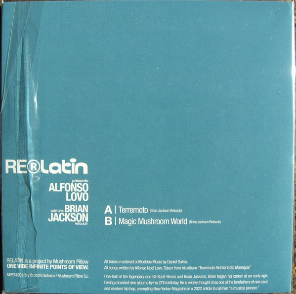 Alfonso Lovo - Terremoto / Magic Mushroom World | Relatin (MP674SG) - 2