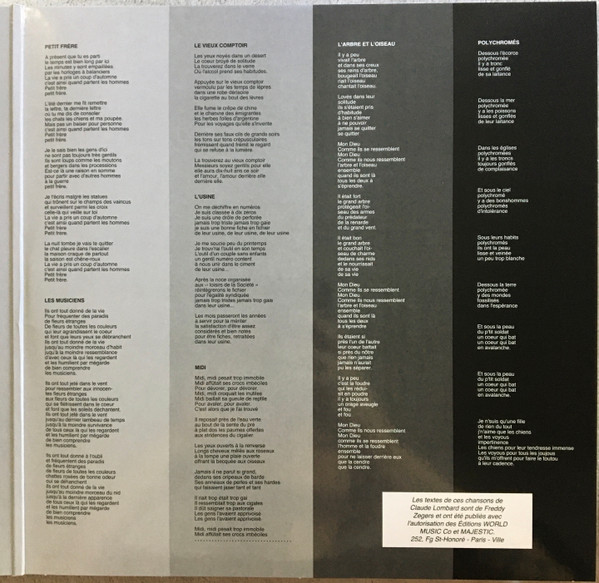 Claude Lombard - Chante | Sommor (SOMM037) - 4 Claude Lombard - Chante | Sommor (SOMM037) - 4