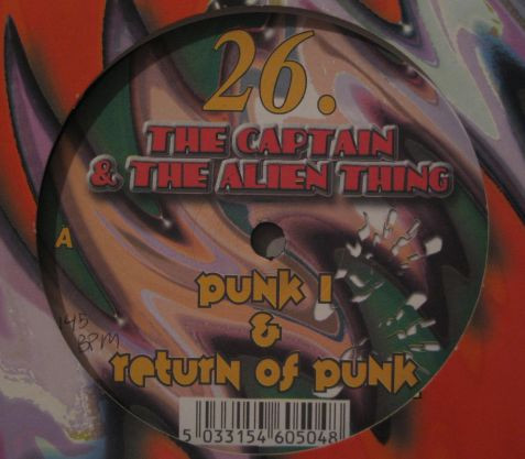 Captain Tinrib & The Alien Thing - Punk 1 / Return Of Punk | Tinrib Recordings (RIB 026) - 2