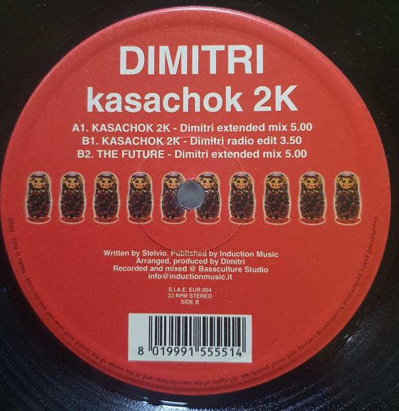 Dimitri - Kasachok 2K | Euro Records (Eur004) - 2 Dimitri - Kasachok 2K | Euro Records (Eur004) - 2