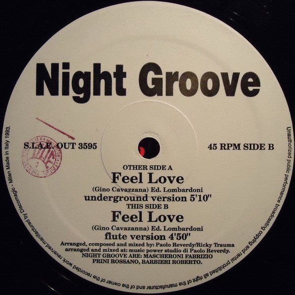 Night Groove - Feel Love | Out (OUT 3595) - 2 Night Groove - Feel Love | Out (OUT 3595) - 2