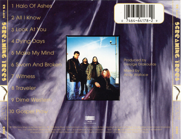 Screaming Trees - Dust [CD] | Epic (EK 64178) - 2