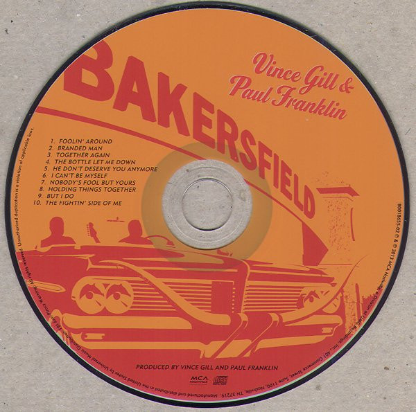 Vince Gill & Paul Franklin - Bakersfield | MCA Nashville (B0018655-02) - 3