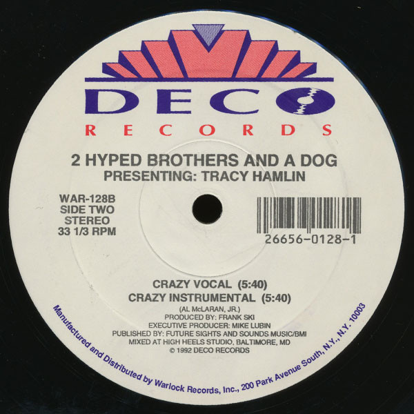 2 Hyped Brothers & A Dog Presenting Tracy Hamlin - Swing (To The Music) | Deco Records (WAR-128)