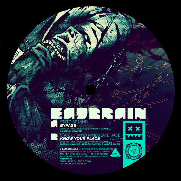 State Of Mind Featuring Chris.Su , Mindscape , Jade - The Full Force EP | Eatbrain (EATBRAIN013-2) - 3