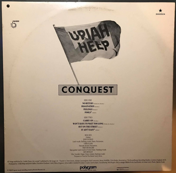 Uriah Heep - Conquest | Bronze (5000524) - 2